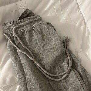Wide leg sweatpants